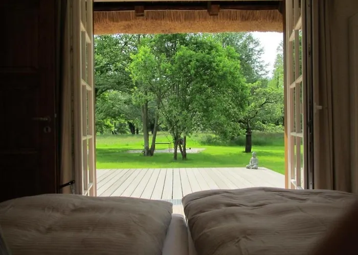 Exklusives Holzhaus بيت للعطل